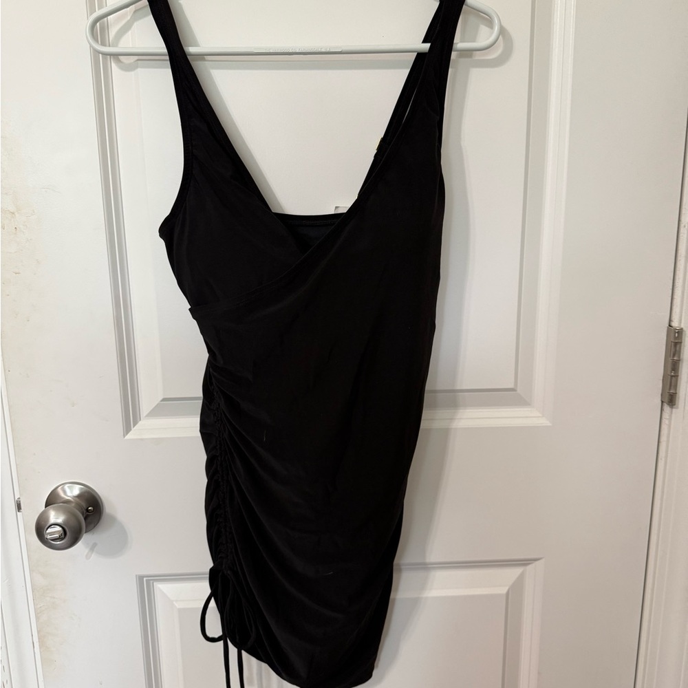 Beyond Control Tummy control‎ black one piece swimsuit adjustable dress NEW - Picture 4 of 7